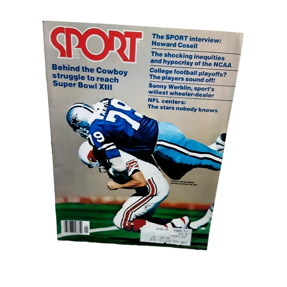Sport Magazine January 1979 Harvey Martin Cowboys Jim Hart Cardinals